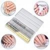 Forets à ongles, 30pcs perceuse à ongles professionnelle avec boîte de rangement transparente pour limes à ongles outils de m