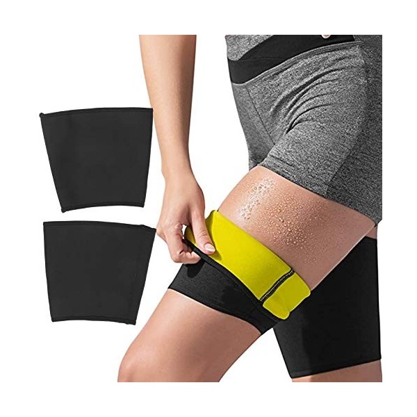 Tondeuse de Cuisse Manche de Compression de la Cuisse Sweat de Soutien des Jambes Chaussettes de Soutien des Ischio-jambiers 