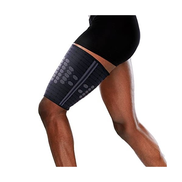 FITTOO Sports Compression Thigh Support Support élastique pour la récupération des entorses pour hommes et femmes L 