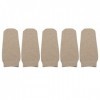 Lot de 5 Chaussettes de Moignon épaissies pour Amputés Chaussettes de Protection en Coton Respirant pour Membres Prothétiques