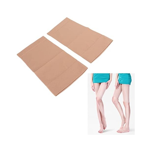 Manchons de Compression des Cuisses, Amincissant le Haut de la Jambe Enveloppant Absorbant la Transpiration Augmente la Circu