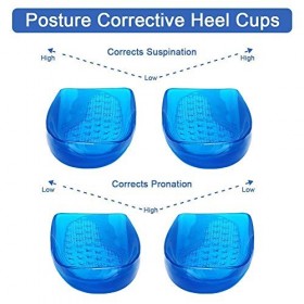 Haofy Talonnette Orthopédique, Semelles Orthopédiques pour Hommer et Femme, 2 PCS Semelles Grandissantes pour O/ X Jambe, Sem