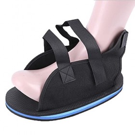 ITODA Chaussure de Plâtre Post-opératoire Chausson Ouverture Large orthopédique chirurgicale pour Fracture de Pied Sangle Rég