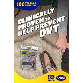 Scholl Footcare - 1 Paire de Bas - Spécial Avion - Taille 36-39