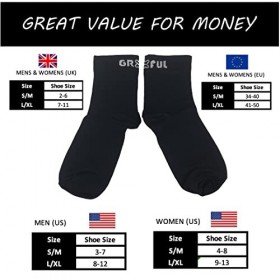 Gr8ful® Chaussettes de compression pour fasciite plantaire + tendinite dAchille, courte, cheville, sport, course ou tous les