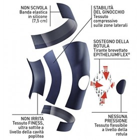 Epitact Pharma Knee Physio Strap Gonarthrosis, 40 gr, Taille. L de 41 à 44 cm