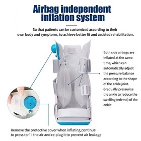 Air Walker - Stabilisateur de pied court - Attelle de déambulateur - Soutien de fracture - Pour épine calcanéenne, soulagemen