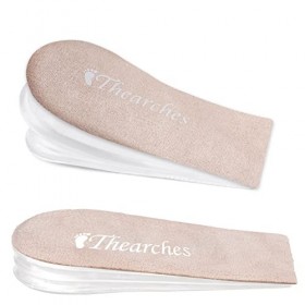 Semelles Orthopédiques Réglables en Gel pour Augmenter la Hauteur desJambes Homme Femme, écart de Longueur de Jambe, Tendinit