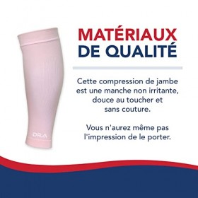 Dr. Arthritis - Manchon Compression Mollet pour Hommes et Femmes - Chaussettes de Contention pour Soulager les Douleurs de la