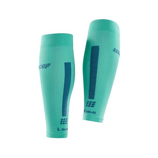 CEP Calf Sleeves 3.0 pour homme | Jambières pour une compression précise du mollet menthe/gris | Taille V