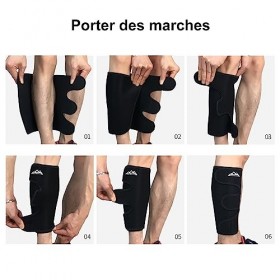 supregear Soutien de Mollet Attelle, Réglable Shin Attelles Compression Calf Wrap pour Gonflement Musculaire Soulagement de D
