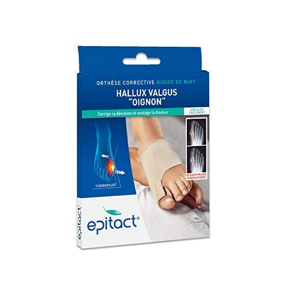 EPITACT - Hallux Valgus "Oignon" - Orthèse Corrective Nuit - Taille M