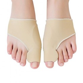 1 Paire de Orthèse Hallux Valgus avec Coussinet de Gel, Protecteur et Séparateur de Gros Orteil, Manchon Correcteur doignon 