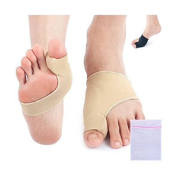 360 RELIEF Séparateur gros orteil silicone - Correcteur doignon | Soulagement douleur de lhallux valgus ampoules, séparateu