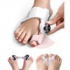 Tech Love Correction Dhallux Valgus Kit, Hallux Valgus [1x], Dorteil en Silicone [2x] et Bande Dentraînement pour Orteil [