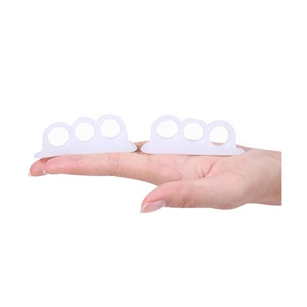 Pedimend™ Orthèse dorteils en silicone offrant un soulagement en griffe ou en marteau – Props redresseur dorteils en maille