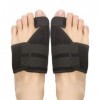 AOOTUERL 2 Pcs Orthèse Hallux Valgus avec Coussinet de Gel,Redresseur dorteils Pour Hommes et Femmes, Soulagement de Douleur