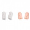 Lurrose Lot de 2 protecteurs dorteils en silicone pour protéger les oignons et les oignons