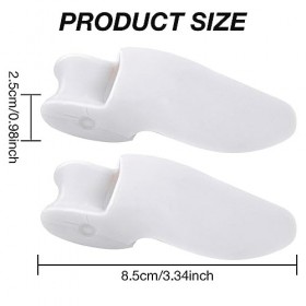 RTRTGS 6 coussinets et coussins en gel pour oignons,protège-oignons pour gros orteil,Élastique pour Séparation dOrteils,soul