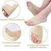 VEGCOO Redresse Doigts Silicone, Correcteur Hallux Valgus et Séparateurs pour Hallux Valgu, Séparateur Doigts Pied Entretoise