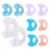 Divono Lot de 5 paires/10 séparateurs dorteils de protection pour hallux valgus pour orteils en marteau, hallux valgus, oign