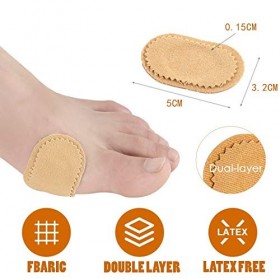 Lot de 18 coussinets en tissu adhésif solide pour oignon, orteil et pied pour soulager les douleurs liées aux oignons, callos