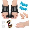 9Pcs Bunion Correcteur Pour Hommes Et Femmes, Correcteur De Gros Orteil Bunion Splint, Correcteur dAngle De Faisceau Bunion,