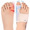 PEDIGOO Hallux Valgus Korrektor für Frauen, 2 Stück, rutschfester Bunion Zehenspreizer, Entlastung bei Hallux Valgus für Tag/