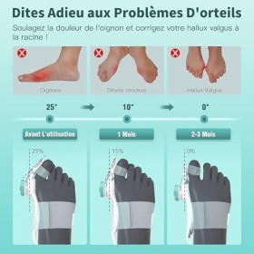 Tech Love Orthèses Pour Hallux Valgus Orthese Corrective Correcteur dhallux Valgus Correction dorteil Orthopédique Coussine
