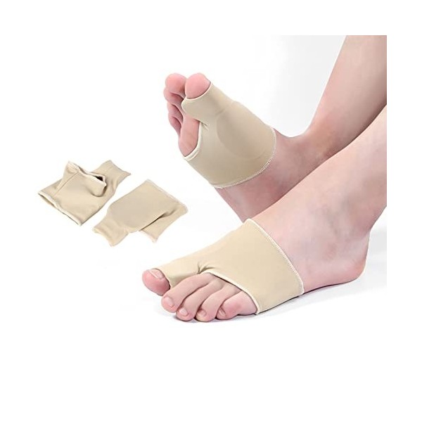 Jinpojun Orthese Hallux Valgus, Correcteur Attelle avec Gel Coussinet - Correction invisible de lhallux Valgus pour Amortir 