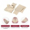 Jinpojun Orthese Hallux Valgus, Correcteur Attelle avec Gel Coussinet - Correction invisible de lhallux Valgus pour Amortir 