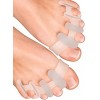 YogaMedic® Écarteur Orteil Pour Orteils se Chevauchant en Silicone Améliorée 6 pcs 0% BPA Taille Unique– Correcteur Hallux Va