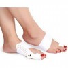 Correcteur doignons 2 pièces Pad Coussinets dattelle orthopédique Hallux Valgus Séparateur dorteils Big Bunion - Réglabl