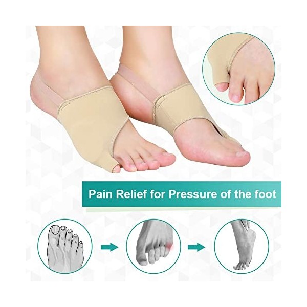 Correcteur doignons Pinky Toe Pain Relief Pad lisseur pour petitsorteil Bunion Corrector Little Toe Cushions Spacer Shield G