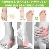 Orthèses pour hallux valgus | Redresseur Gros Orteil en Gel de Silicone | Correcteur avec Coussinet pour les soins de santé d