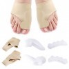 ZYNERY Orthèse Hallux Valgus, Séparateur dOrteil, Ecarteur dOrteils en Silicone, Bunion Corrector Redresseur Orteil pour Co