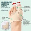 yummici Correcteur Pour Hallux Valgus - Hallux Valgus Correcteur Avec Gel Souple Séparateurs d‘Orteils Correcteur d‘Oignon Or