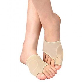 Ortheses Hallux Valgus Separateur, 1 Paire Correcteur doignon avec Manchon Coussinet de Gel Coussins Protecteur Chaussures O