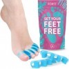 Séparateur dorteils, entretoise correcteur pour le gros orteil valgus. Desserrez les doigts entourés et soulage la douleur. 