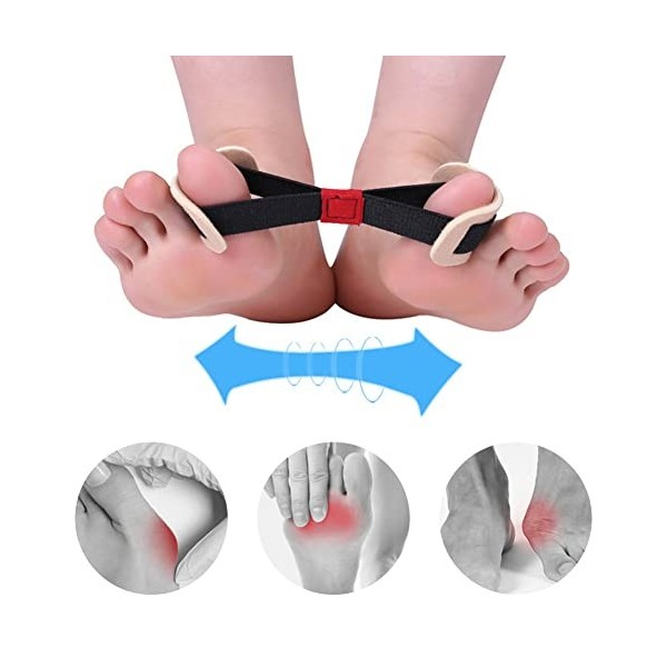 Separateur Orteil, Bunions Correcteur, Séparateur Orteil, Ceinture pour Hallux Valgus, Hallux Valgus Correcteur dorteils pou