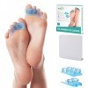 Puikos 4PCS correcteurs dorteils en marteau Hallux Valgus Séparateurs dorteils Correcteur doignon Coussin dorteil en mart