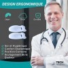 TECH THERAPEUTICS Séparateurs dOrteils Pour Homme et Femme en Silicone - Kit de Correcteurs dOrteils avec Dilatateurs - Ens