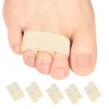 Sumiwish Lot de 12 bandages pour orteils, redresseur dorteil, attelles dorteils pour chevauchement des orteils, pinces cass