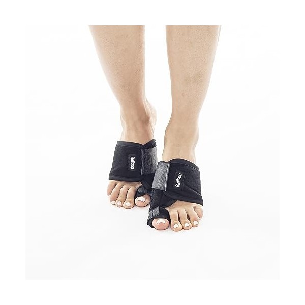 Orthese hallux valgus corrective nuir et jour . 4x Séparateur d ́orteil en silicone/Ecarteur dorteil pour chaussures jour 