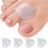 5 STARS UNITED Bunion Correcteur et Hammer Toe Lisseur-4 Pack Clear Gel Separators, Drift soulagement de la douleur, palonnie