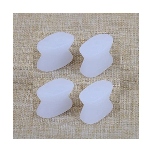 Séparateurs dorteils en silicone, 4 packs décarteurs dorteils en gel pour hommes et femmes, correcteur doignons, orteils 