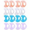 Séparateurs Dorteils, 8Pcs écarteurs dorteil Protege Orteils Silicone Petit Entretoise Chevauchement dorteils Correcteur H