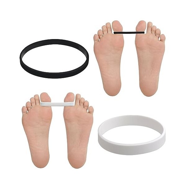 HENGBIRD Lot de 2 séparateurs dorteils pour hallux valgus - Pour homme et femme - Pour soulager les douleurs doignon - Faci