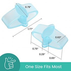 Welnove Séparateurs dorteils avec 2 boucles - Lot de 12 correcteurs doignons en gel souple - Entretoise pour gros orteils p