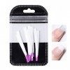 Ongles en fibre de verre à extension rapide Ongles Bandes Nail Tips Nail Design Outils de manucure pour UV Gel Nails Art Port